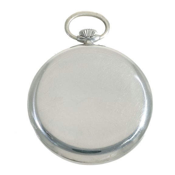 Swiss steel unusual watch with luminous numerals Circa 1942 Swiss steel unusual watch with luminous numerals Circa 1942