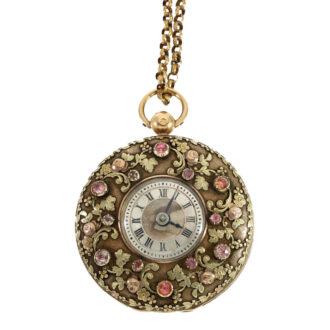 Swiss 18 carat gold very high quality cylinder watch Circa 1800