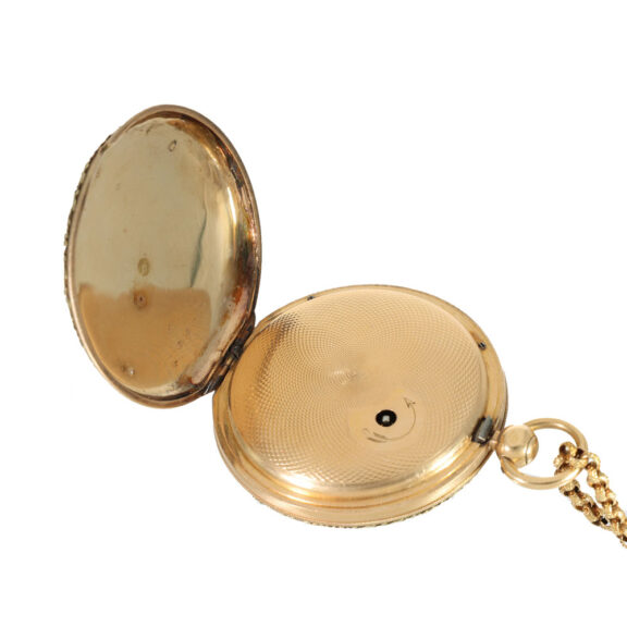 Swiss 18 carat gold very high quality cylinder watch Circa 1800 Swiss 18 carat gold very high quality cylinder watch Circa 1800