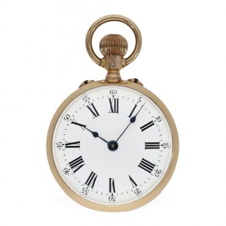 Swiss 14 Carat double sided gold watch for Ottoman market Circa 1870