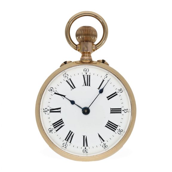 Swiss 14 Carat double sided gold watch for Ottoman market Circa 1870 Swiss 14 Carat double sided gold watch for Ottoman market Circa 1870