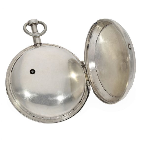 German exceptionally large silver verge watch Circa 1790 German exceptionally large silver verge watch Circa 1790