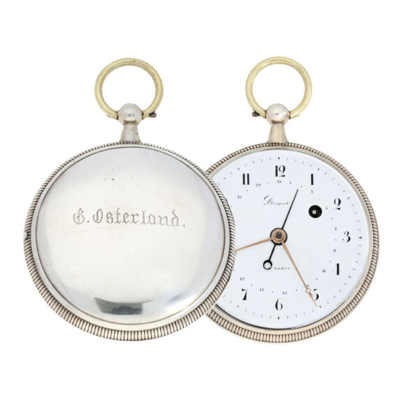 French gilt verge watch with date display Circa 1790 French gilt verge watch with date display Circa 1790