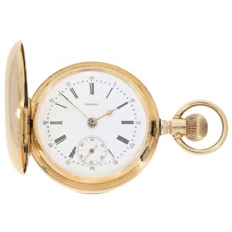 Swiss extremely rare gold ladies' pocket watch Circa 1895