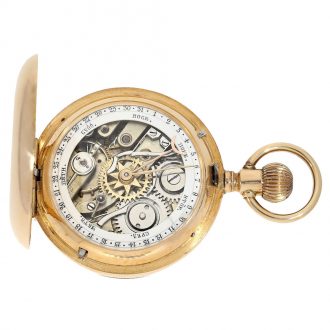 Swiss extremely rare gold ladies' pocket watch Circa 1895