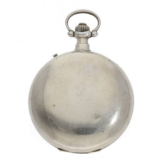 Swiss pocket watch with center seconds and glazed movement Circa 1870
