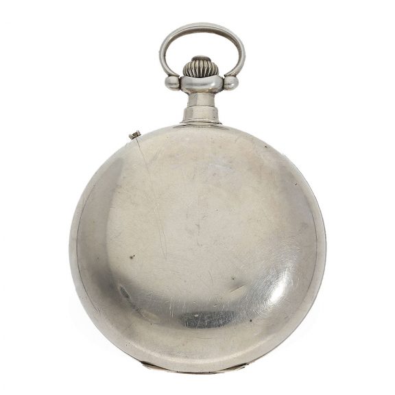 Swiss pocket watch with center seconds and glazed movement Circa 1870 Swiss pocket watch with center seconds and glazed movement Circa 1870