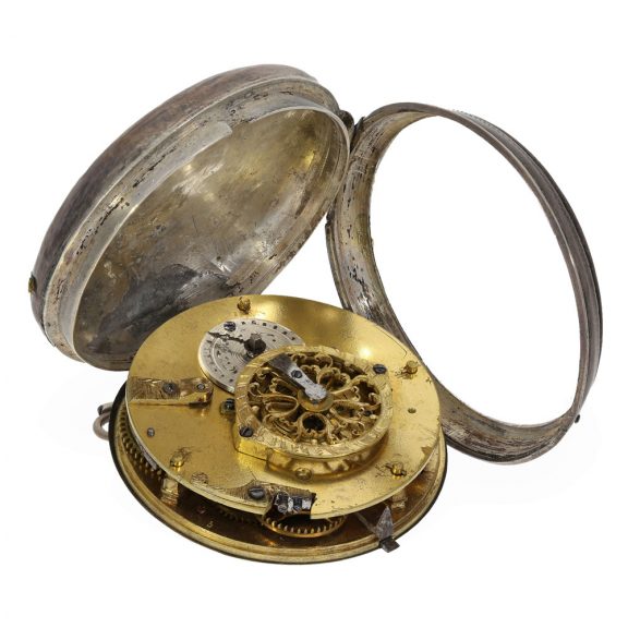 Swiss silver attractive verge pocket watch Circa 1780 Swiss silver attractive verge pocket watch Circa 1780