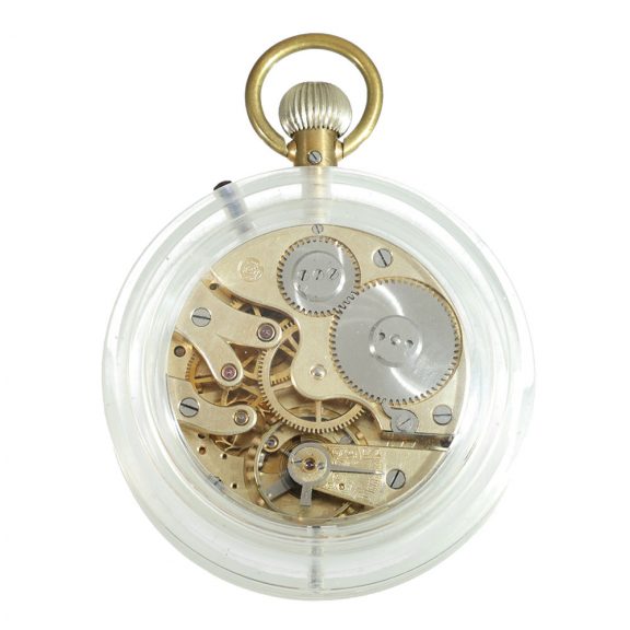 Swiss plastic and glazed on both sides pocket watch Circa 1884 Swiss plastic and glazed on both sides pocket watch Circa 1884