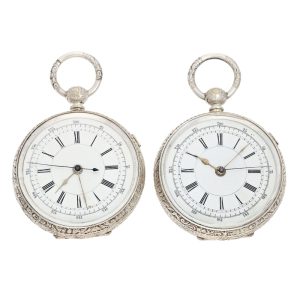 English silvered pair for the Chinese market Circa 1890