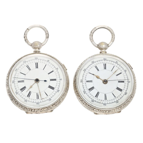 English silvered pair for the Chinese market Circa 1890