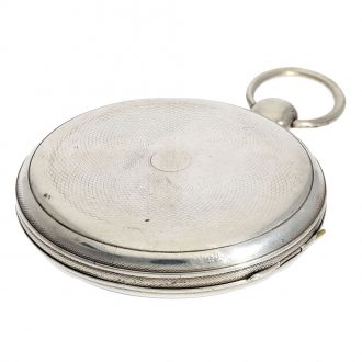French decorative verge watch with enamel painting Circa 1790