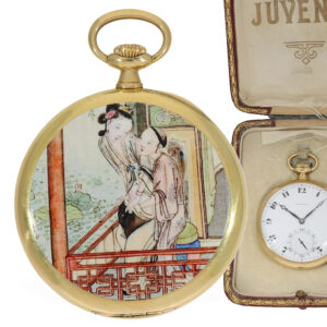 Swiss 18 Carat gold and enamel dress watch Circa 1925
