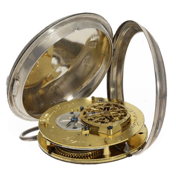 Danish silver pocket watch with cylinder escapement Circa 1794 Danish silver pocket watch with cylinder escapement Circa 1794