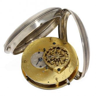 Danish silver pocket watch with cylinder escapement Circa 1794 Danish silver pocket watch with cylinder escapement Circa 1794