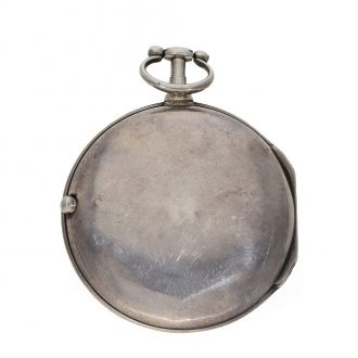 English silver early deck watch with center seconds Circa 1788