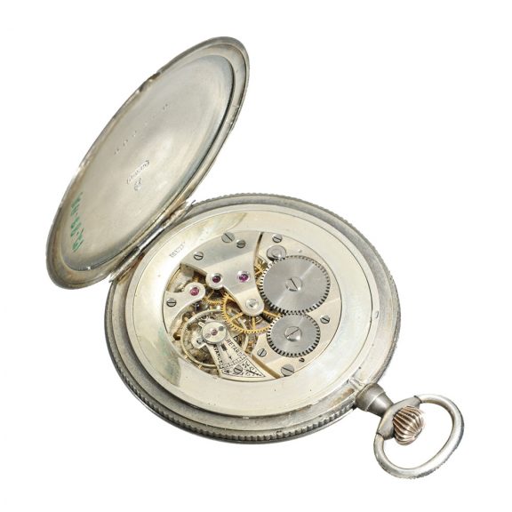Swiss silver elegant Art Nouveau enamel dress watch Circa 1910 Swiss silver elegant Art Nouveau enamel dress watch Circa 1910