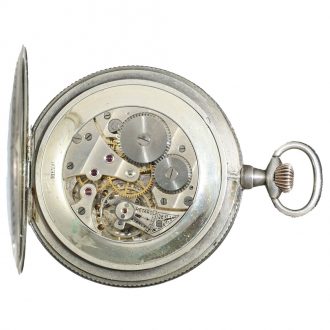 Swiss silver elegant Art Nouveau enamel dress watch Circa 1910