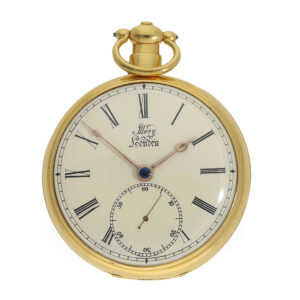 English large duplex pocket watch for the Chinese market Circa 1820
