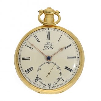English large duplex pocket watch for the Chinese market Circa 1820