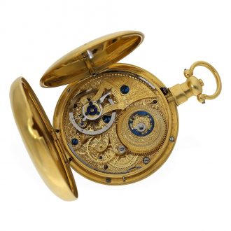 English large duplex pocket watch for the Chinese market Circa 1820