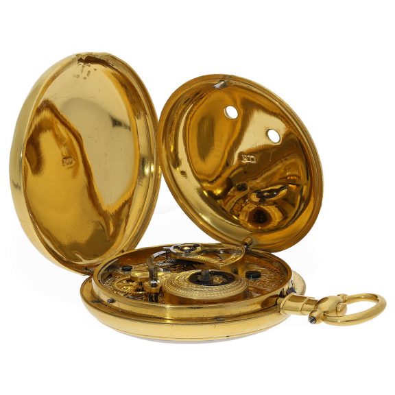 English large duplex pocket watch for the Chinese market Circa 1820 English large duplex pocket watch for the Chinese market Circa 1820
