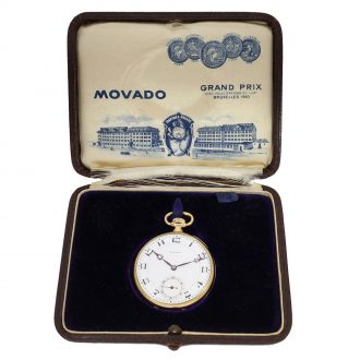 Swiss 18 Carat gold dress watch with precision movement Circa 1925