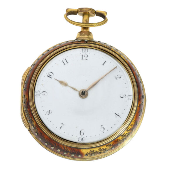 A very beautiful English verge with horn painting Circa 1815 A very beautiful English verge with horn painting Circa 1815