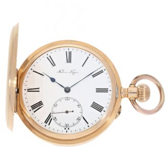 Russian gold full hunter cased anker chronometer Circa 1900