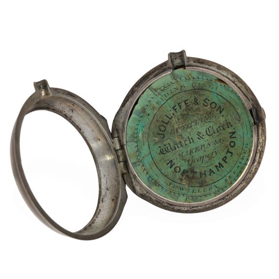 English silver pair cased verge watch in beautiful condition Circa 1753 English silver pair cased verge watch in beautiful condition Circa 1753