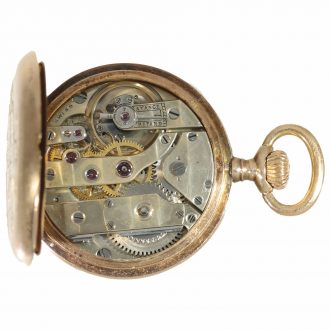 Swiss 18 carat gold pendant watch with lever escapement Circa 1850