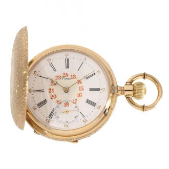 Swiss 14 carat gold heavy splendour full hunter Circa 1881