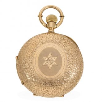 Swiss 14 carat gold heavy splendour full hunter Circa 1881