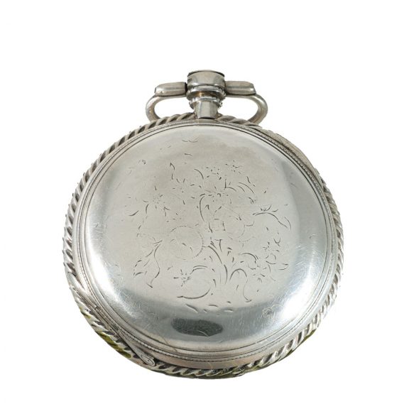 Austrian silver verge watch with skeletonized movement Circa. 1800 Austrian silver verge watch with skeletonized movement Circa. 1800