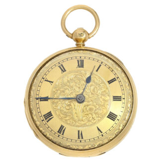 A very fine English 18 carat gold lever pocket watch Circa 1838
