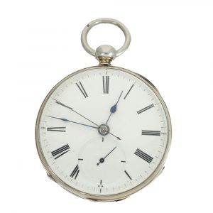 Swiss silver duplex watch for the Chinese market Circa 1850