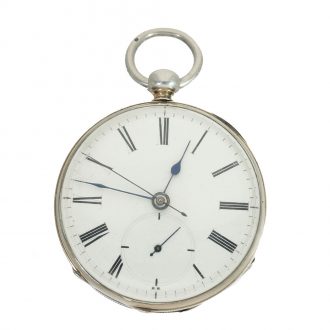 Swiss silver duplex watch for the Chinese market Circa 1850