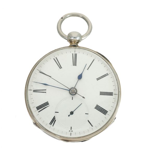 Swiss silver duplex watch for the Chinese market Circa 1850 Swiss silver duplex watch for the Chinese market Circa 1850