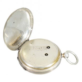 Swiss silver duplex watch for the Chinese market Circa 1850 Swiss silver duplex watch for the Chinese market Circa 1850