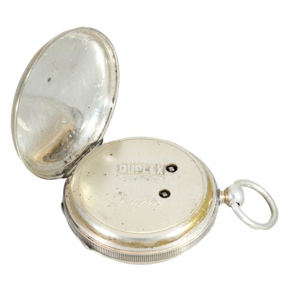 Swiss silver duplex watch for the Chinese market Circa 1850 Swiss silver duplex watch for the Chinese market Circa 1850