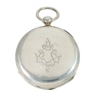 Swiss silver duplex watch for the Chinese market Circa 1850 Swiss silver duplex watch for the Chinese market Circa 1850