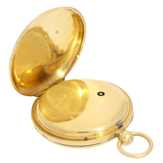 A very fine English 18 carat gold lever pocket watch Circa 1838