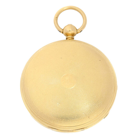 A very fine English 18 carat gold lever pocket watch Circa 1838 A very fine English 18 carat gold lever pocket watch Circa 1838