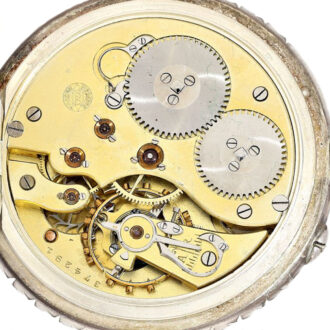 Swiss silver Art Nouveau marksman watch Circa 1907