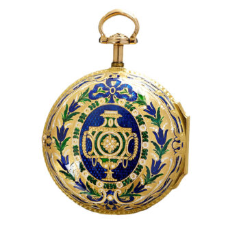 English gold half quarter repeating watch Circa 1775