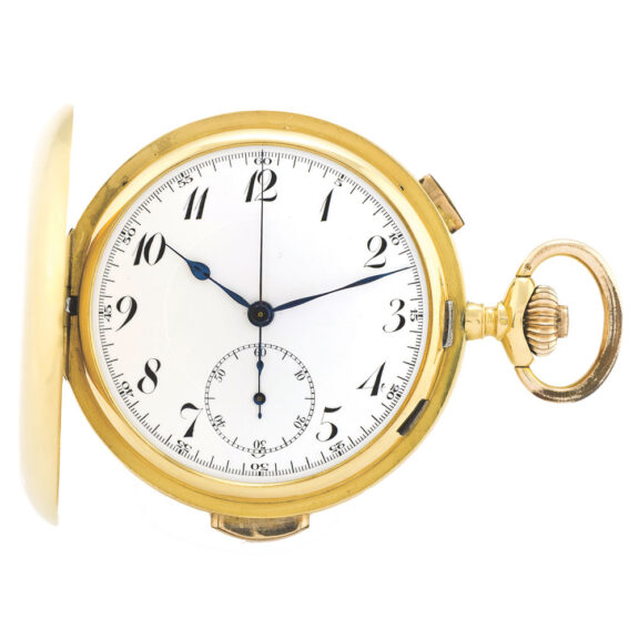 Swiss 18K gold minute repeating chronograph Circa 1900