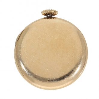 Rare Swiss 14 carat gold lever buttonhole watch Circa 1900
