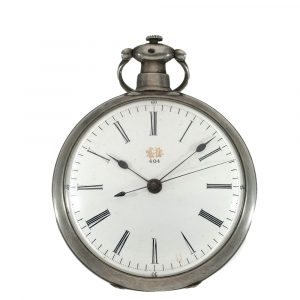 Swiss silver lever watch for the Chinese market Circa 1860