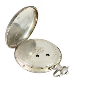 Swiss silver lever watch for the Chinese market Circa 1860