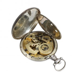 Swiss silver lever watch for the Chinese market Circa 1860